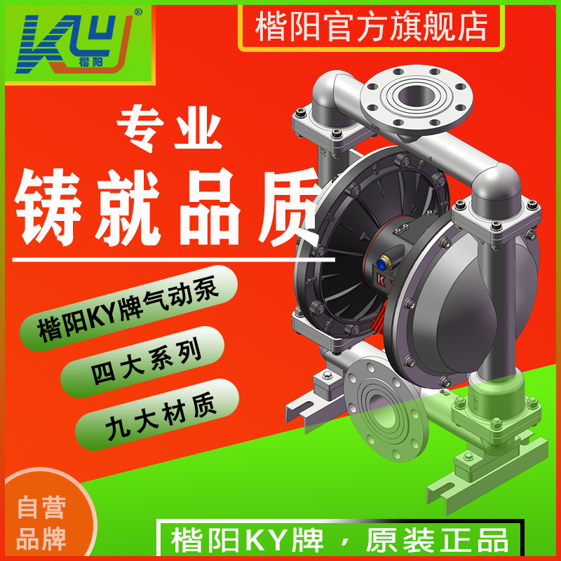 KYQS80L6不銹鋼316L氣動隔膜泵1