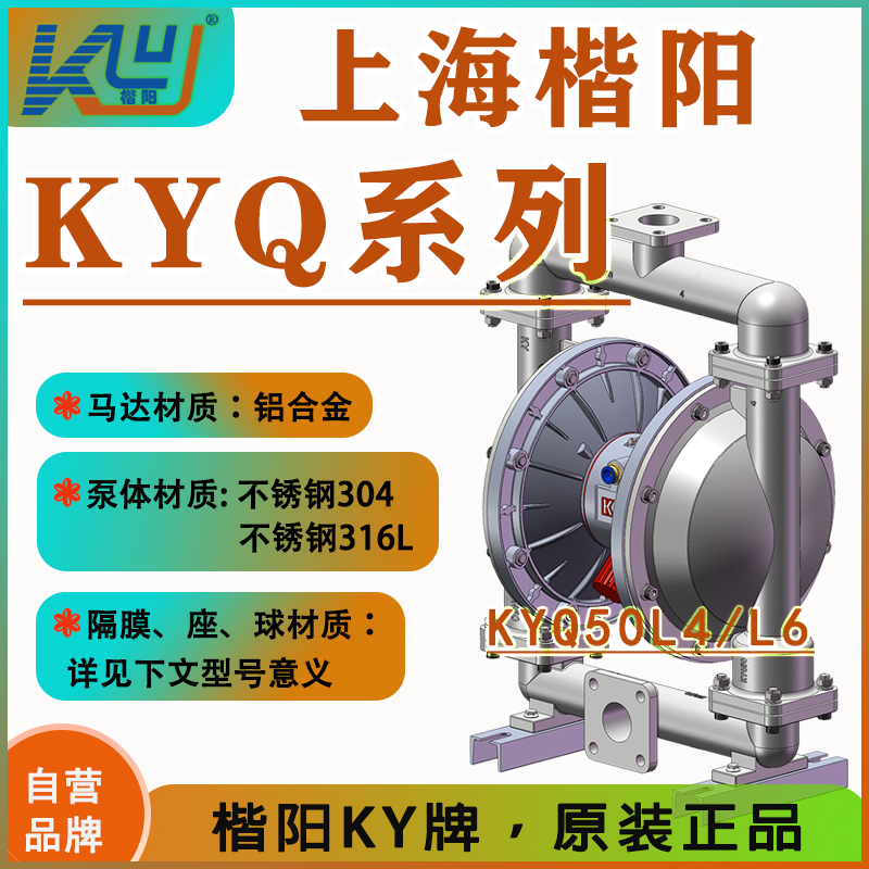 KYQ50L6不銹鋼氣動隔膜泵2