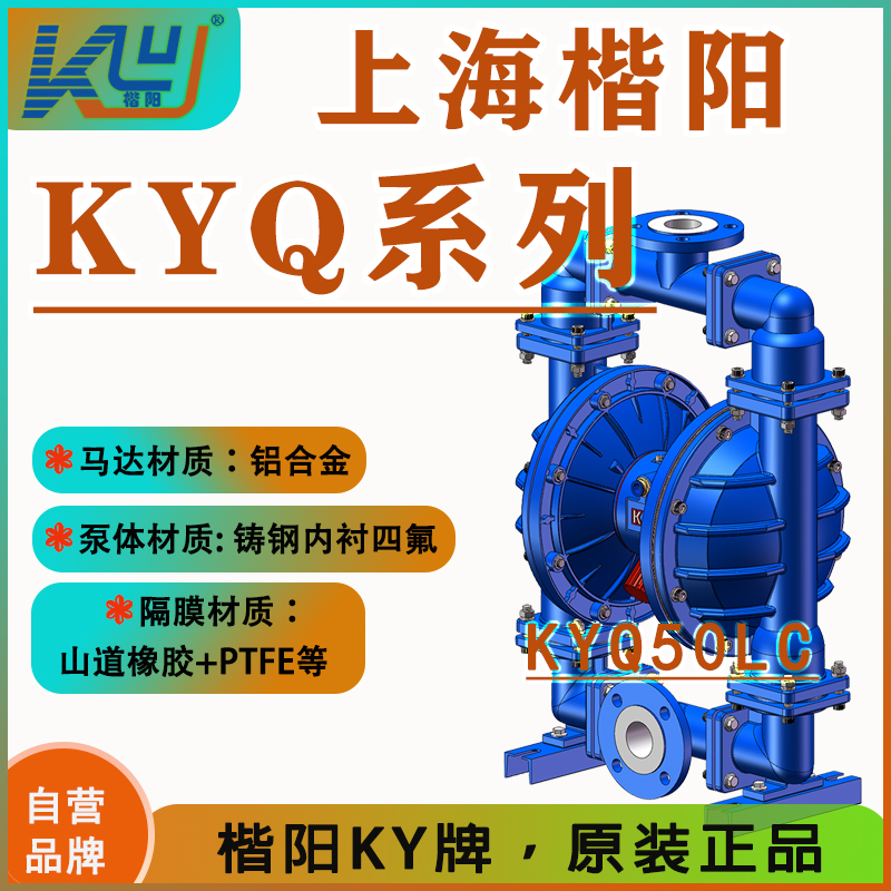 KYQ50LC鋼襯氟氣動隔膜泵2