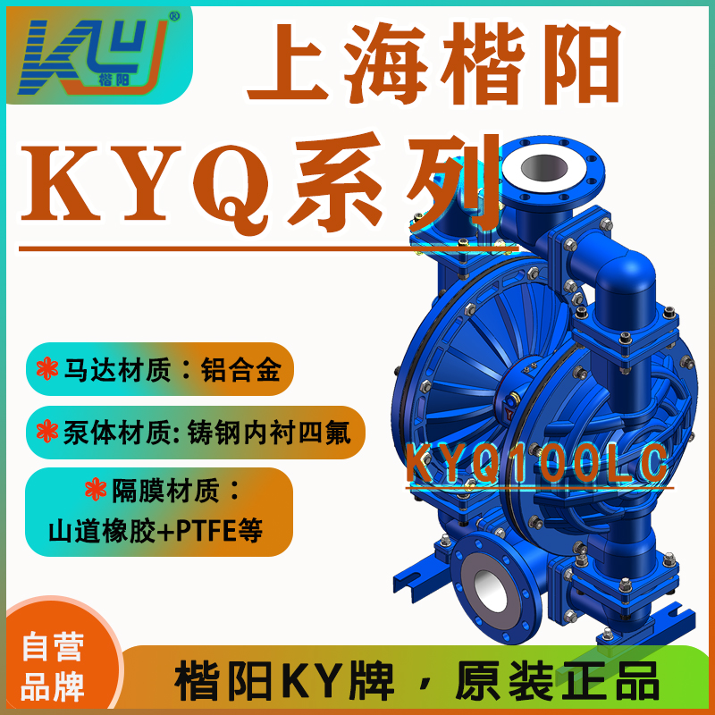 KYQ100LC鋼襯氟氣動隔膜泵2