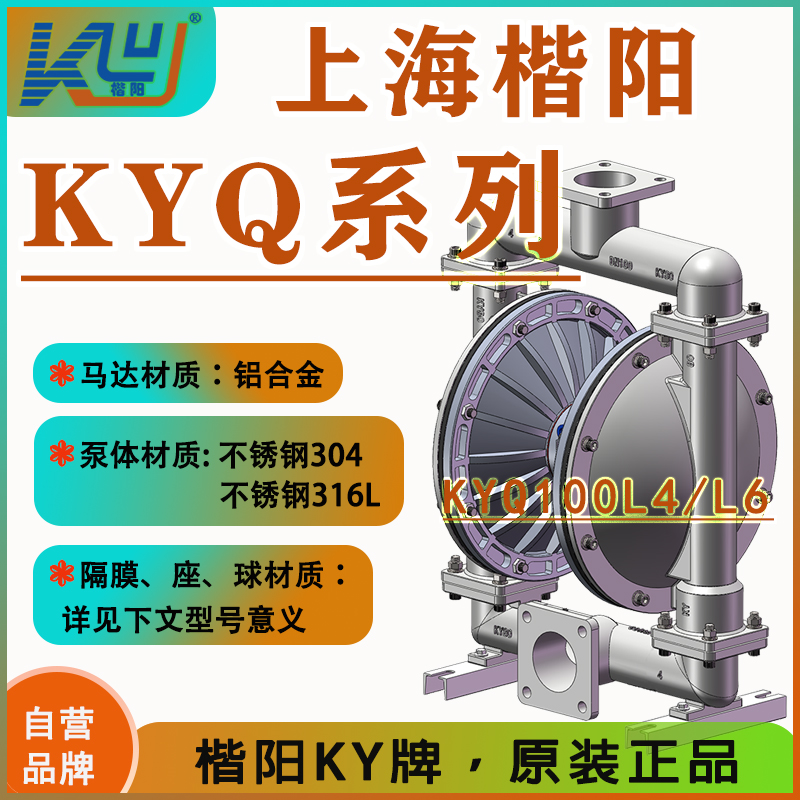 KYQ100L4不銹鋼氣動(dòng)隔膜泵2